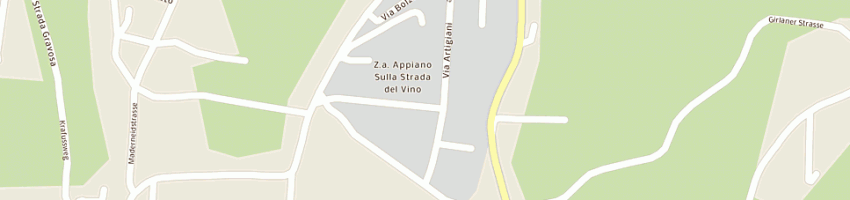 Mappa della impresa associazione la strada der weg a APPIANO SULLA STRADA DEL VINO