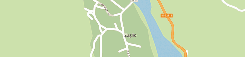 Mappa della impresa municipio a ZUGLIO