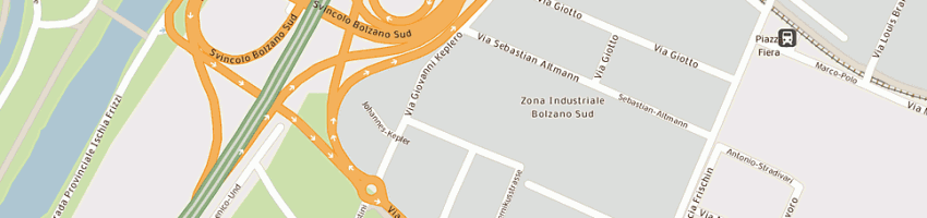 Mappa della impresa agostini srl a BOLZANO