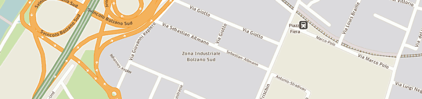 Mappa della impresa vivre srl a BOLZANO