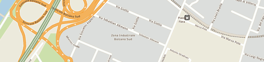 Mappa della impresa hubert gasser boutiques e c snc a BOLZANO