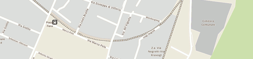 Mappa della impresa centro ricambi (srl) a BOLZANO