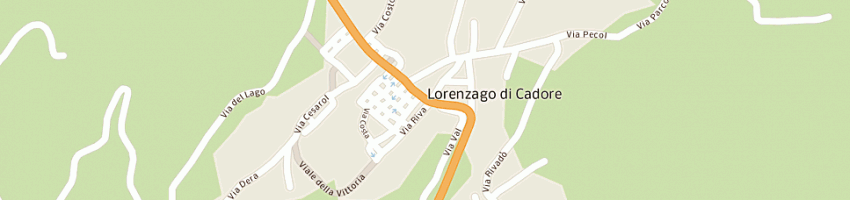 Mappa della impresa associazione turistica lorenzago aprica a LORENZAGO DI CADORE
