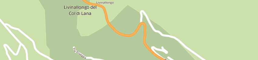 Mappa della impresa la papaya di dal pont rinaldo e c snc a LIVINALLONGO DEL COL DI LANA
