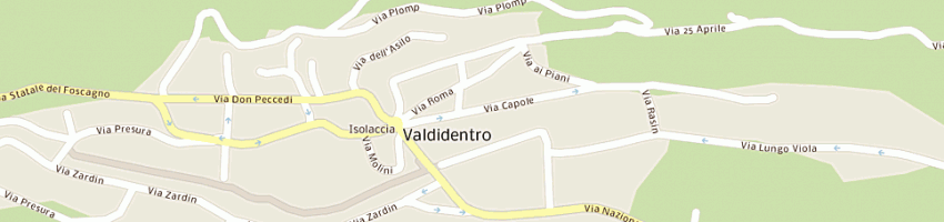 Mappa della impresa gurini mario a VALDIDENTRO