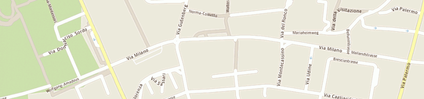 Mappa della impresa studio b e b condominium a BOLZANO