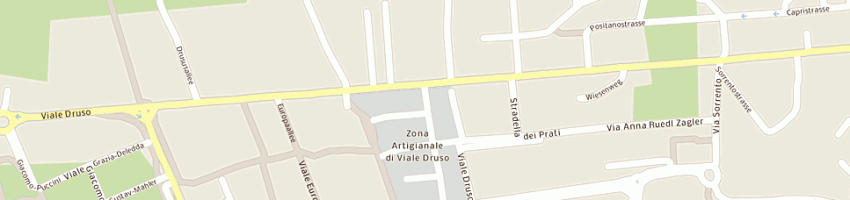 Mappa della impresa tipografia druso snc a BOLZANO