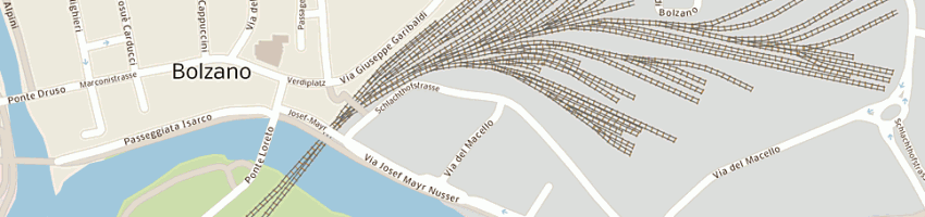Mappa della impresa glaserei bruno di pfanzelter bruno a BOLZANO