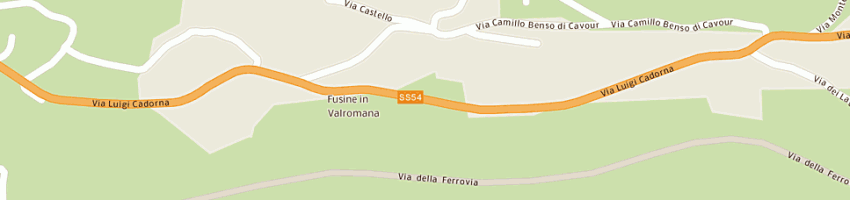 Mappa della impresa polizia di frontiera a TARVISIO