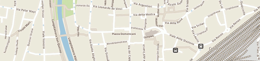 Mappa della impresa municipio di bolzano a BOLZANO
