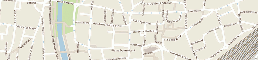 Mappa della impresa boutique top street a BOLZANO