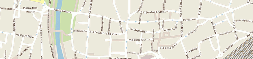 Mappa della impresa ristorante birreria forsterbrau a BOLZANO