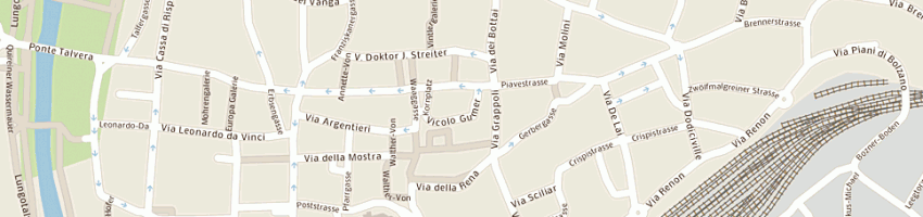 Mappa della impresa bar municipio a BOLZANO