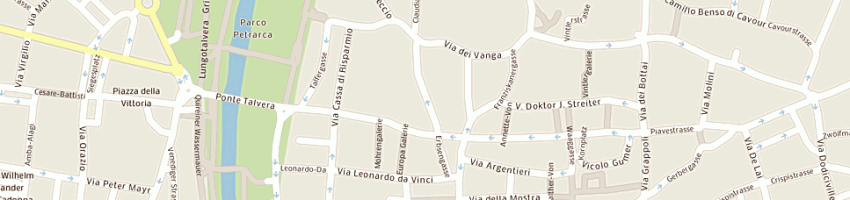 Mappa della impresa salone isabella luciana a BOLZANO