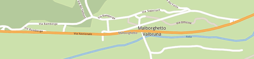 Mappa della impresa promal di franz silvio a MALBORGHETTO VALBRUNA