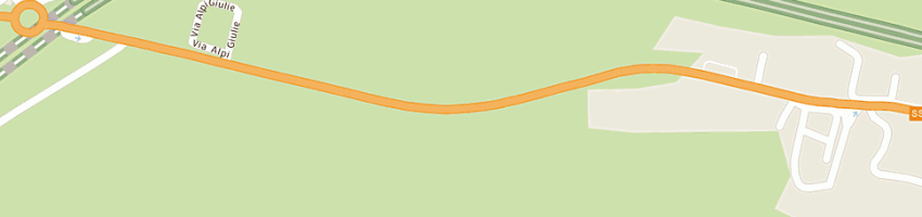 Mappa della impresa bar trattoria al sole di madotto paolo a TARVISIO