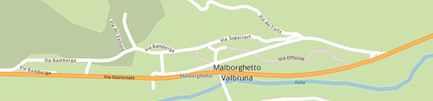 Mappa della impresa poste italiane spa a MALBORGHETTO VALBRUNA