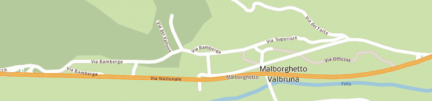 Mappa della impresa comprensorio montano del gemonese canal del ferro a MALBORGHETTO VALBRUNA