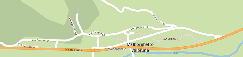 Mappa della impresa municipio a MALBORGHETTO VALBRUNA