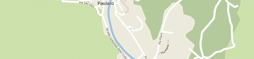 Mappa della impresa pizzeria al fogolar di blanzan primo a PAULARO
