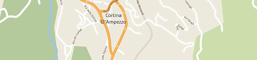 Mappa della impresa pizzeria el bronsin di belliero massimo massimo a CORTINA D AMPEZZO