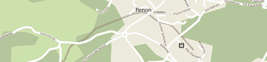 Mappa della impresa stazione di servizio esso a RENON