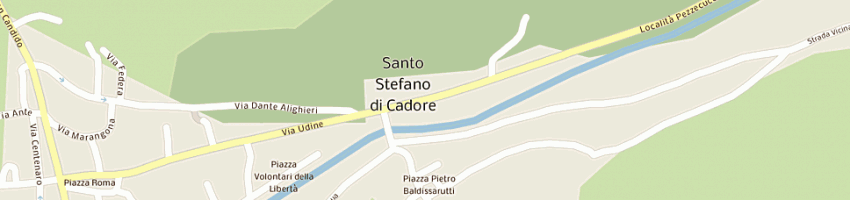 Mappa della impresa duke occhiali snc a SANTO STEFANO DI CADORE