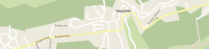 Mappa della impresa alimentari eredi cecconi natalino (snc) a SAPPADA