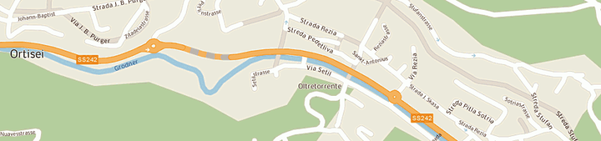 Mappa della impresa residence oswald a ORTISEI