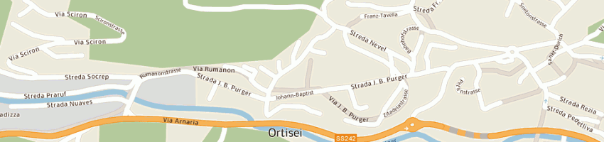 Mappa della impresa holzschnitzerei werkstaetten verband a ORTISEI