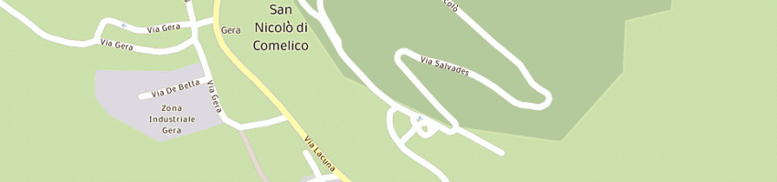 Mappa della impresa doriguzzi flli livio e marcello (snc) a SAN NICOLO DI COMELICO