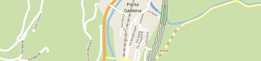 Mappa della impresa carabinieri stazione a PONTE GARDENA