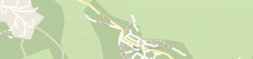 Mappa della impresa pavimenti de martin snc di de martin alessandro e massimiliano a COMELICO SUPERIORE