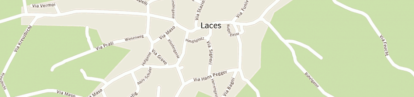 Mappa della impresa parrocchia di laces a LACES