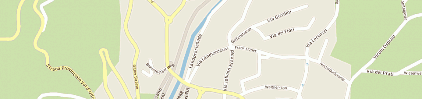 Mappa della impresa plankensteiner helmuth a LANA