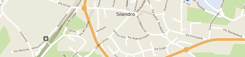 Mappa della impresa associazione turistica silandro a SILANDRO