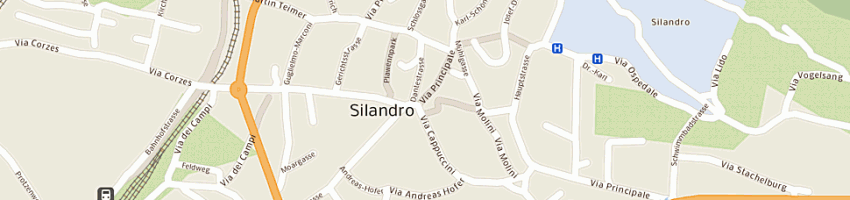 Mappa della impresa bing'o a SILANDRO