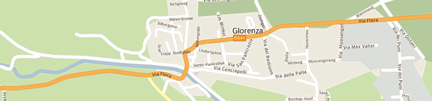 Mappa della impresa silea a BOLZANO