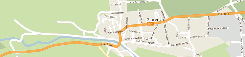 Mappa della impresa ristorante stambecco a GLORENZA