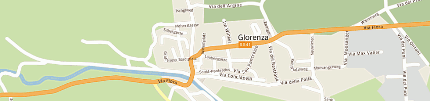 Mappa della impresa salone haarmonye a GLORENZA