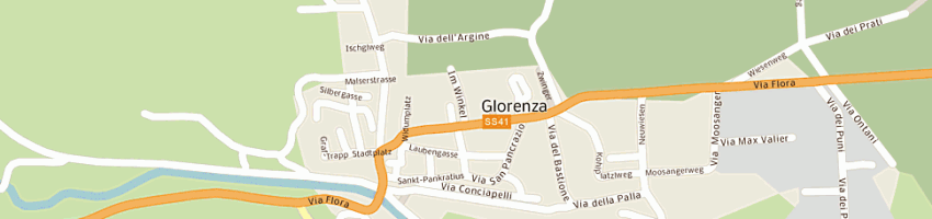 Mappa della impresa comune di glorenza a GLORENZA