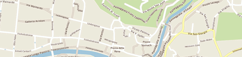 Mappa della impresa caffe' aida pasticceria a MERANO