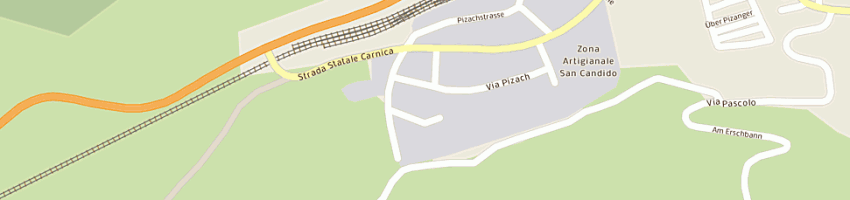 Mappa della impresa kirchler sas di christian kirchler a SAN CANDIDO