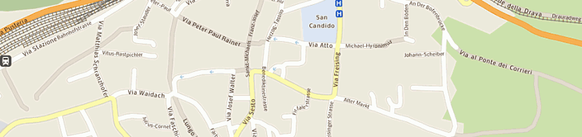 Mappa della impresa municipio a SAN CANDIDO