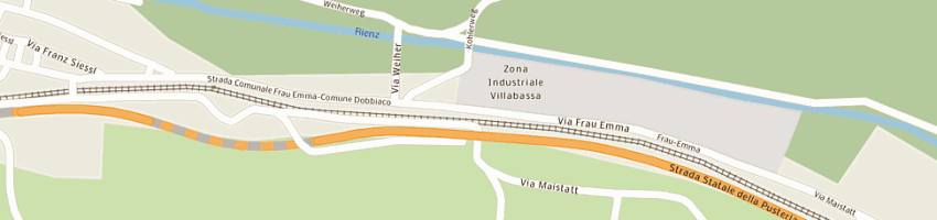 Mappa della impresa steinwandter e schwingshackl snc a VILLABASSA