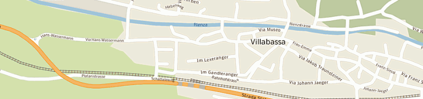 Mappa della impresa modehaus kofler di karl oberhauser e co snc a VILLABASSA