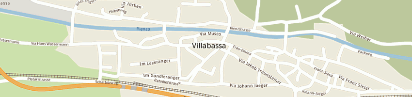 Mappa della impresa hotel bachmann a VILLABASSA
