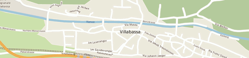 Mappa della impresa cassa raiffeisen villabassa a VILLABASSA