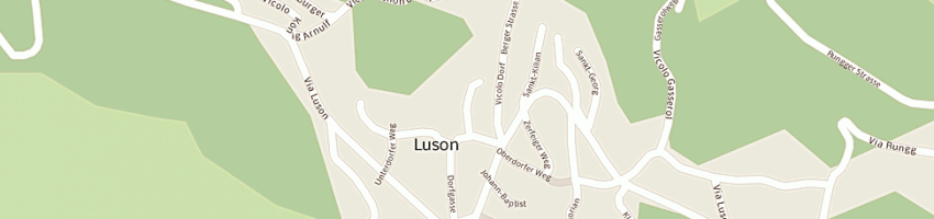 Mappa della impresa associazione turistica a LUSON