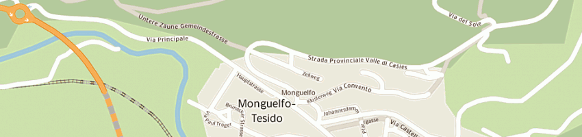 Mappa della impresa natex a MONGUELFO TESIDO